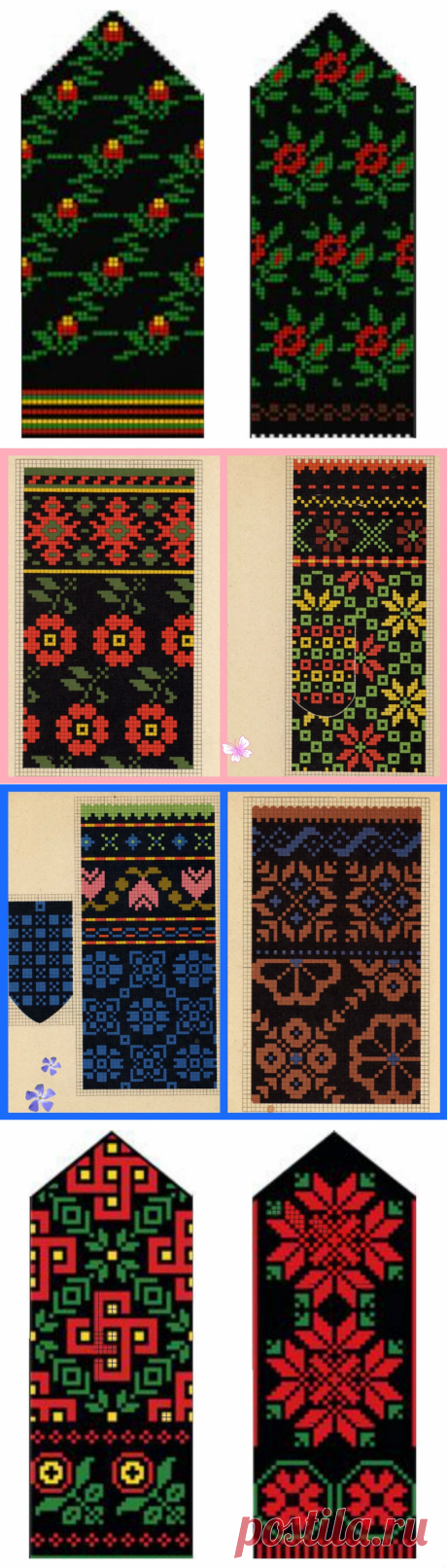 КРАСИВЫЕ СХЕМЫ ДЛЯ ВАРЕЖЕК