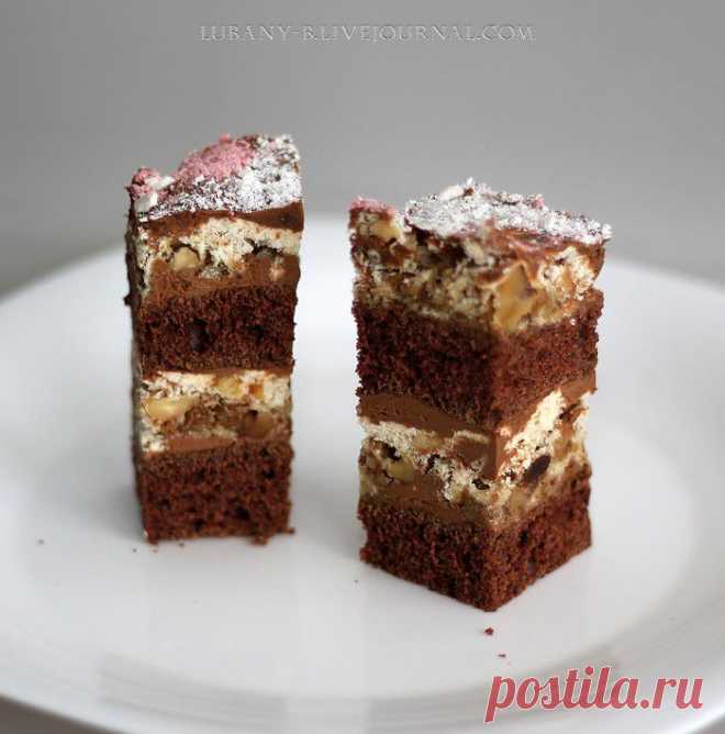 Моя кухонька ...Пляцок "Шахматка"....