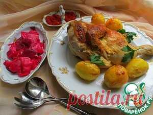 Запечённая курица в маринаде из хрена - кулинарный рецепт