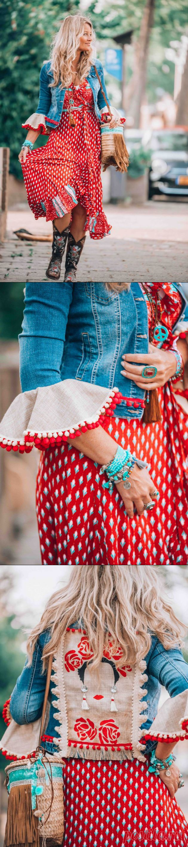 The ultimate bohemian jeans jacket you need to get your hands on now!