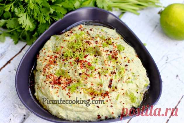 Хумус з авокадо та кінзою | Picantecooking