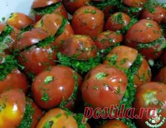 Соленые помидоры с чесноком и укропом – кулинарный рецепт