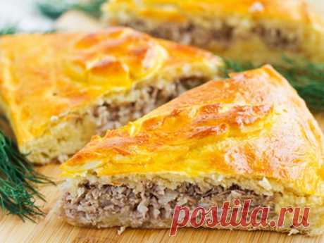 Национальный чувашский мясной пирог Хуплу