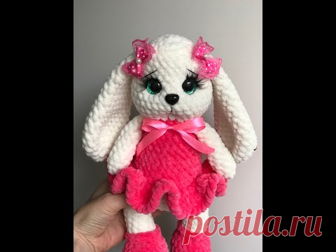 Красивая зая крючком