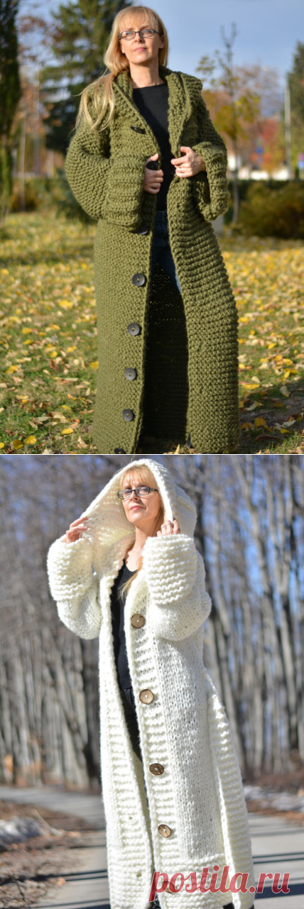 DUKYANA Hand Knitted WOOL CARDIGAN no Mohair Sweater coat Chunky Soft Hooded M/L | eBay