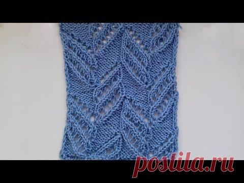 Отличный узор спицами для палантина, джемпера и т.п. Great knitting pattern for a tippet