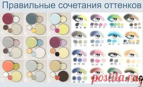 Правильные сочетания оттенков