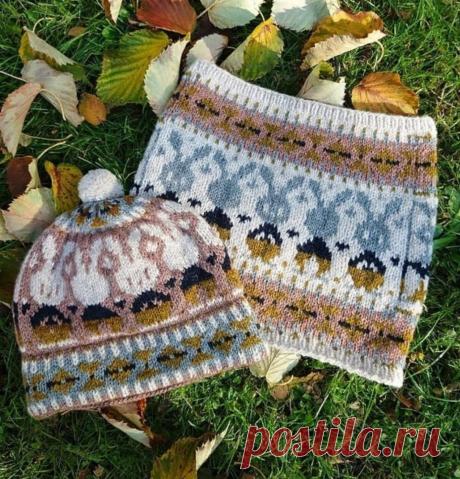 Жаккардовые зайчики