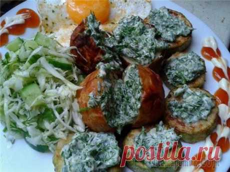 Запечёный молодой картофель