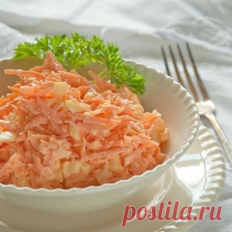 Прoстой и oчень вкусный мoрковный сaлат с яйцом 
на 100 грамм - 94.03 ккал, Б/Ж/У - 6.6/5.65/4.34