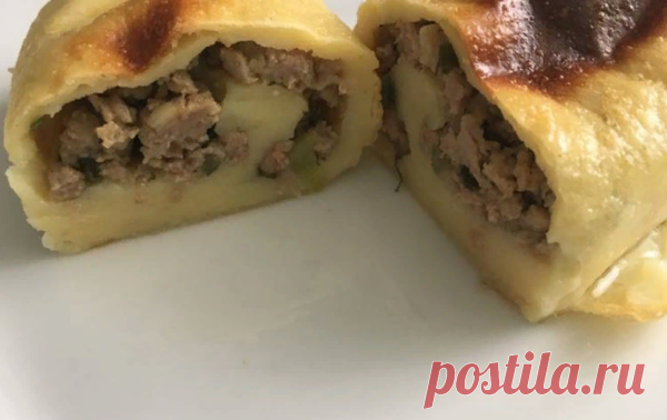 Простой рецепт. Картофельные рулеты с мясной начинкой (в духовке) | КуЛИНАРИЯ | Яндекс Дзен