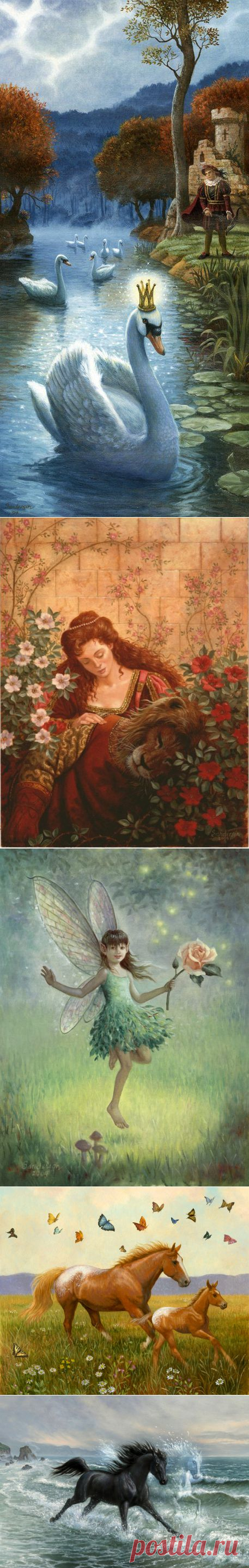 Художник-иллюстратор Ruth Sanderson (много фоторепродукций!!!)