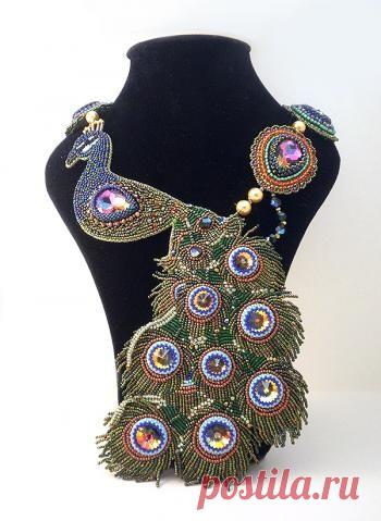 Павлин | biser.info - всё о бисере и бисерном творчестве