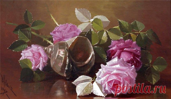 #Художник Edward Chalmers Leavitt (1842-1904) - Виртуальная Академия Живописи