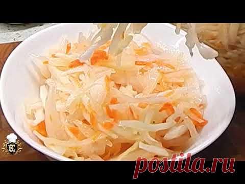 Готовлю 30 лет по этому рецепту. Капуста быстрого приготовления. - YouTube