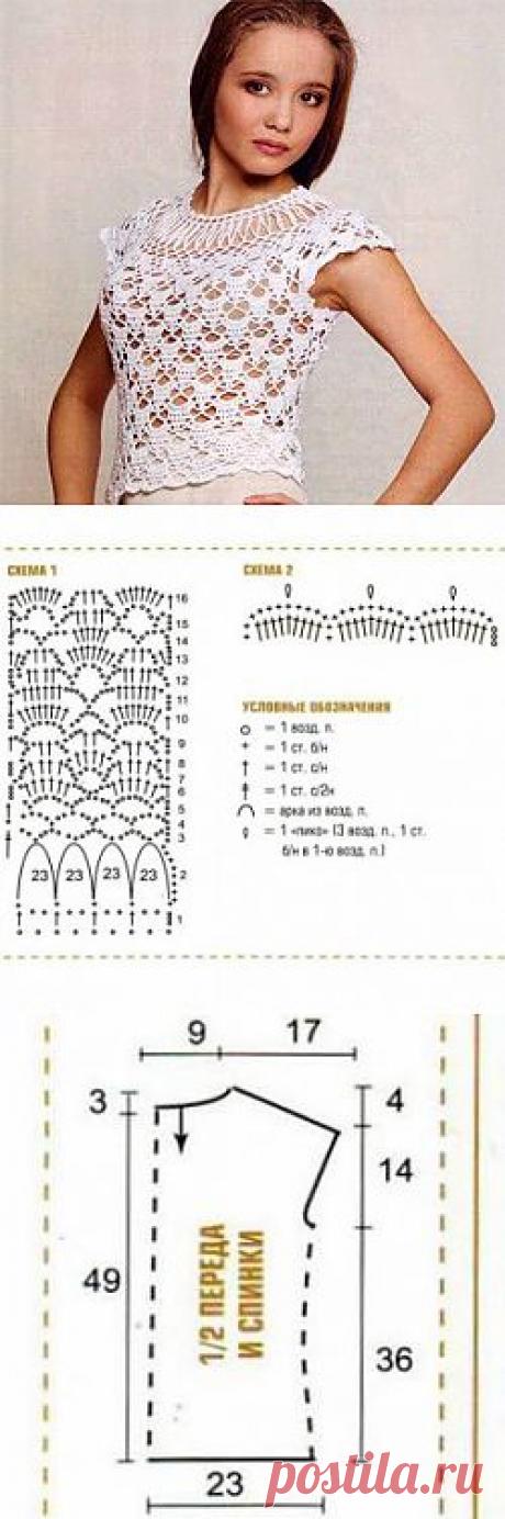 кружевной топ
