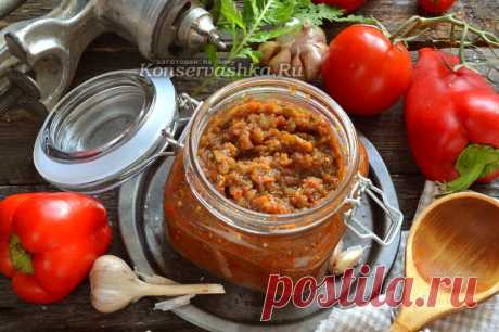 Икра из баклажан на зиму, простой рецепт через мясорубку