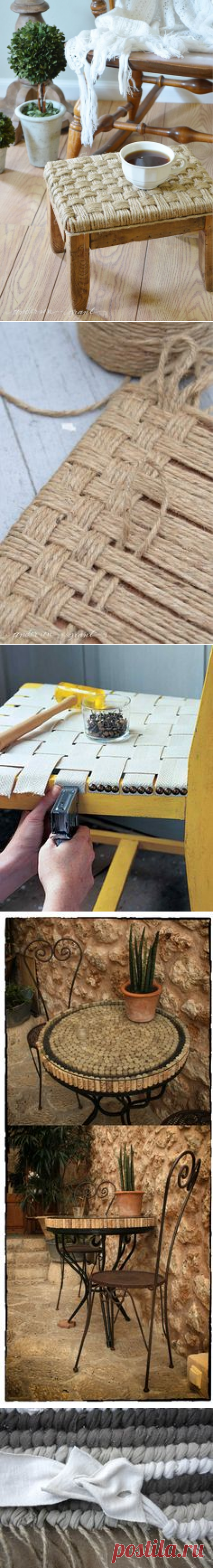 Rustic DIY Footstool
