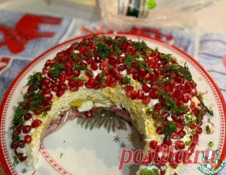 Салат "Месяц молодой" – кулинарный рецепт