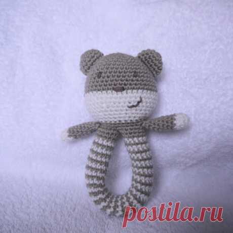 Является ли это игрушкой: Teddy rattle free pattern