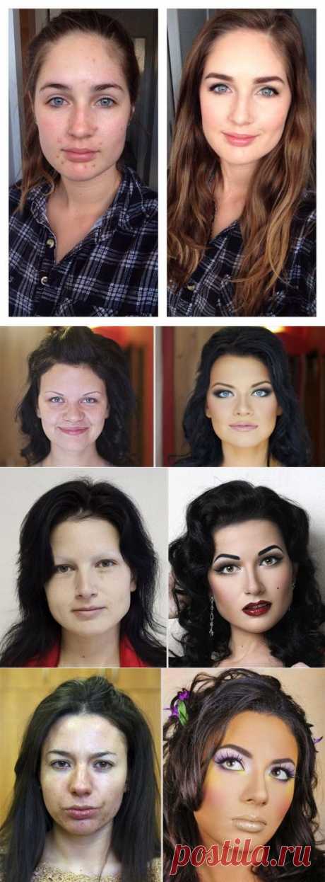 21 Mind Blowing Makeup Transformations : Before and After