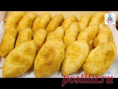 ПИРОЖКИ С КАРТОШКОЙ и Удачное Тесто для жареных пирожков Постный рецепт