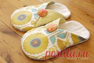 Шьем простые и удобные тапочки