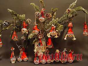 Делаем елочные игрушки из лампочек - Ярмарка Мастеров - ручная работа, handmade