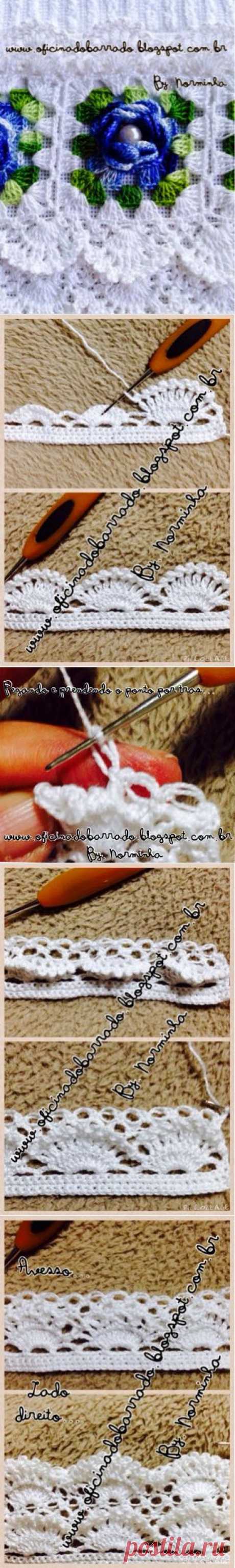 OFICINA DO BARRADO: Croche - Minha versão de um diversificado BARRADO ...