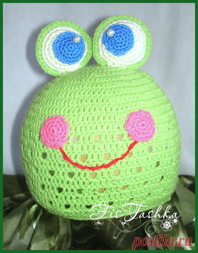 В гостях у ФисТашки: Шапка "Озорная лягушка". Мастер-класс.