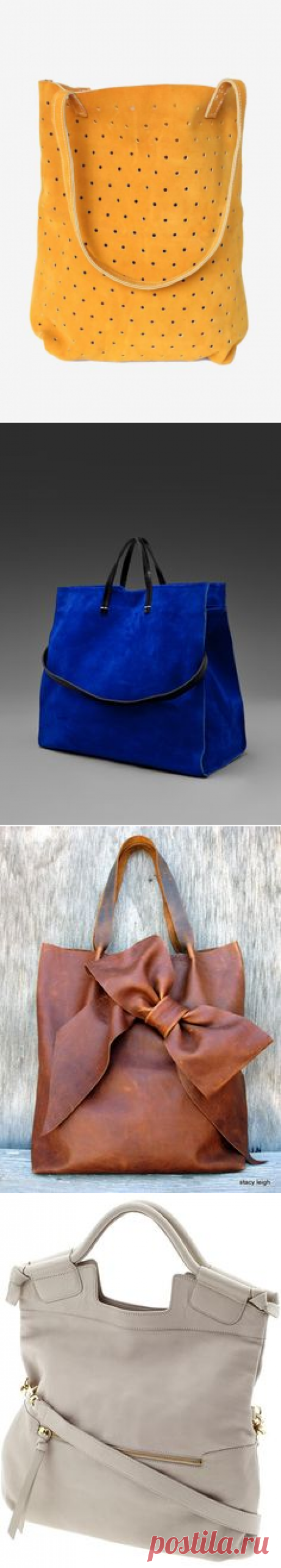 Suede Dot Tote