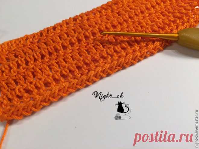 Как обработать крючком края вязаного изделия