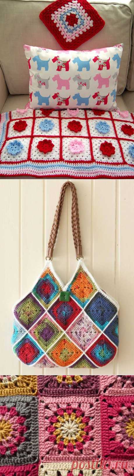 10 Bold Examples of Crochet Blocks and Squares |