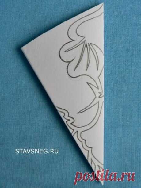 Схемы для вырезания красивых снежинок | OK.RU