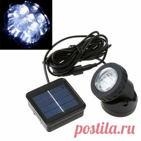 Светодиодная лампа с солнечной батареей — 667 руб. Пригодится на даче и в походе