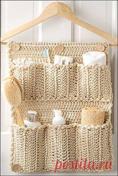 Вязаные органайзеры : 15 идей