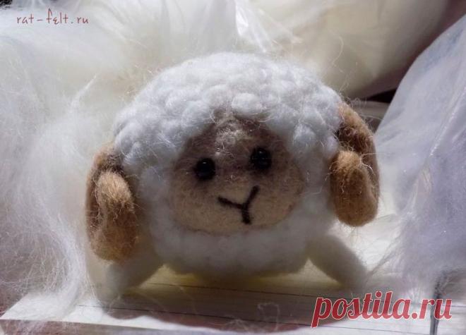 Как привалять шерсть овечке | Rat-Felt.ru