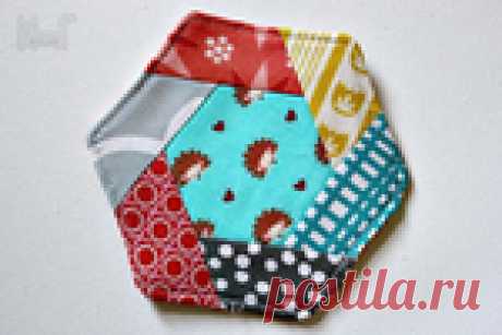 Как сшить шестигранник из лоскутов