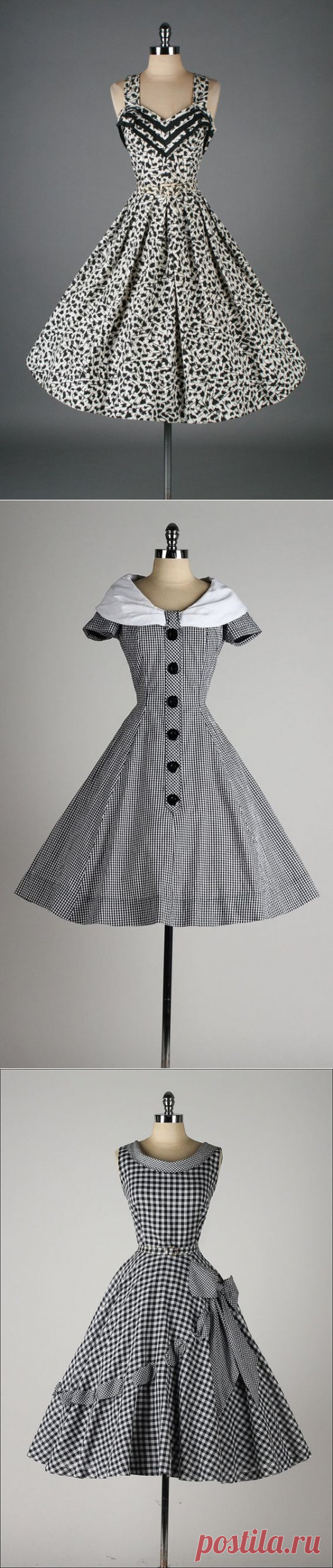 Винтажные платья, 1950-е. — Модно / Nemodno