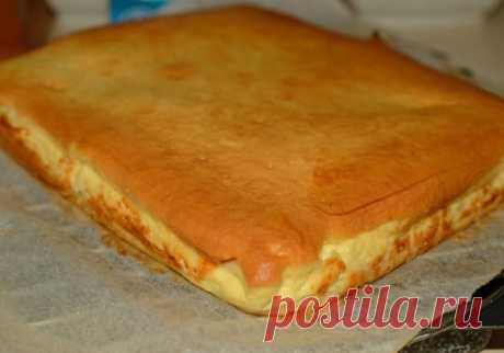 Изумительно нежный наливной пирог с творогом | Мужская кулинария