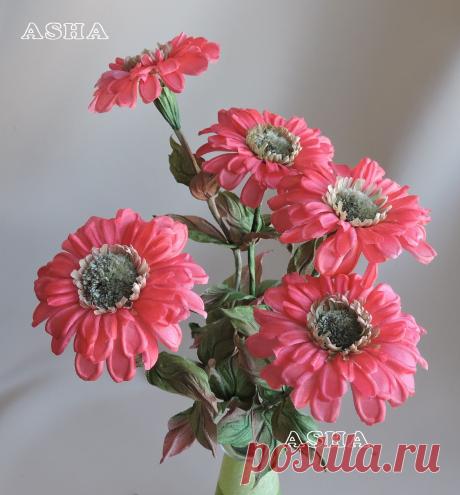 ASHA . Цветы из шелка.