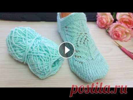 Самые красивые следки на двух спицах с японским ажуром Японский ажур Ажур &quot;Крылья ангела&quot;...