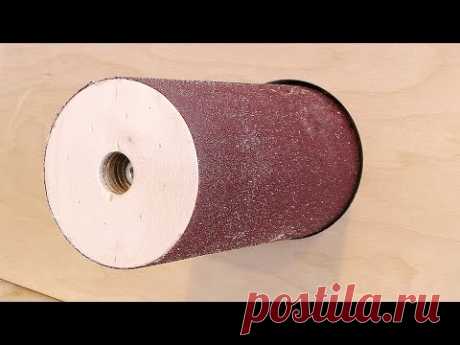 Простая шлифовалка из куска фанеры и двигателя