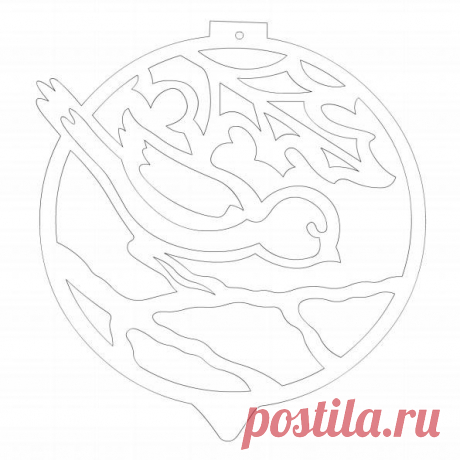 Вытынанки новогодние елочные шары: 100 штук!
