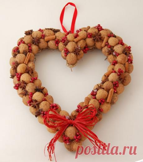 Какие новогодние игрушки и украшения сделать из скорлупы грецкого ореха