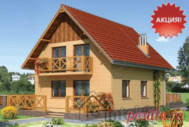 Проект дома из бруса Неаполь 8 x 10 м, общая площадь 160 м2, заказать проект и его недорогое строительство под ключ, вы можете у нас.