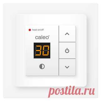 Терморегулятор встраиваемый с ЖК дисплеем Caleo 720 с комплектом адаптеров для рамок ABB, Legrand, Gira, Jung, Simon (артикул: Т-111270) в Москве