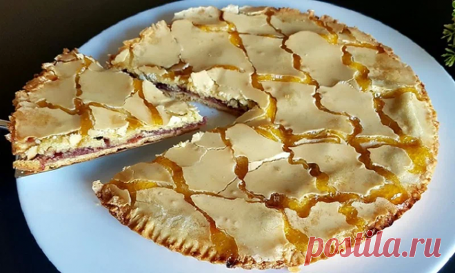 Очень вкусный пирог по рецепту из дорогой французской кондитерской
