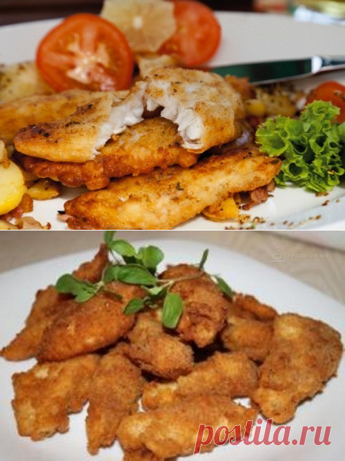 Минтай на сковороде: 7 рецептов / Простые рецепты