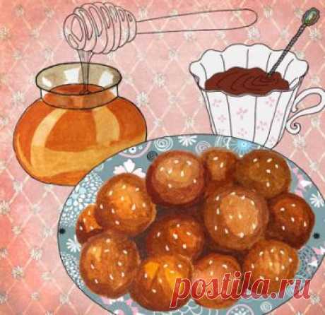 Пончики лукумадес в медовом сиропе — Фактор Вкуса